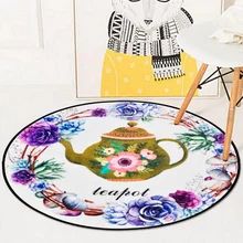 Цветы растения печати Ковры palor домашняя Нескользящая Спальня складной хранения Ковры молитва кемпинга ковры малыша ползать Коврики ковры