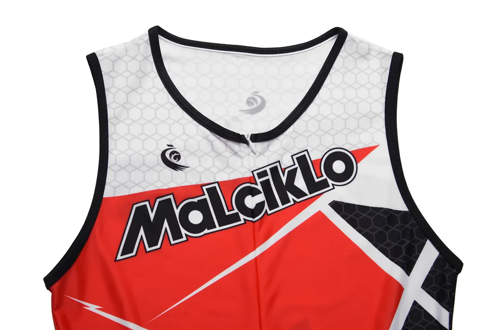 Malciklo أكمام الترياتلون الدراجات جيرسي مايوه روبا Ciclismo Hombre الرجال الصيف الرجل العنكبوت MTB سباق غطاء دراجة دعوى