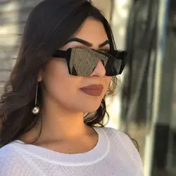 Anewish 2018 Мода Солнцезащитные очки для женщин Для женщин квадратный встроенным объективом Защита от солнца Очки Для женщин Брендовая