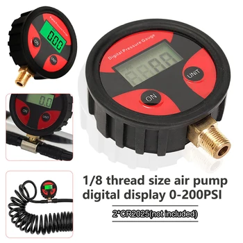 

0-200PSI Car Truck LCD Digital Tyre Tire Air Pressure Measuring Gauge Meters