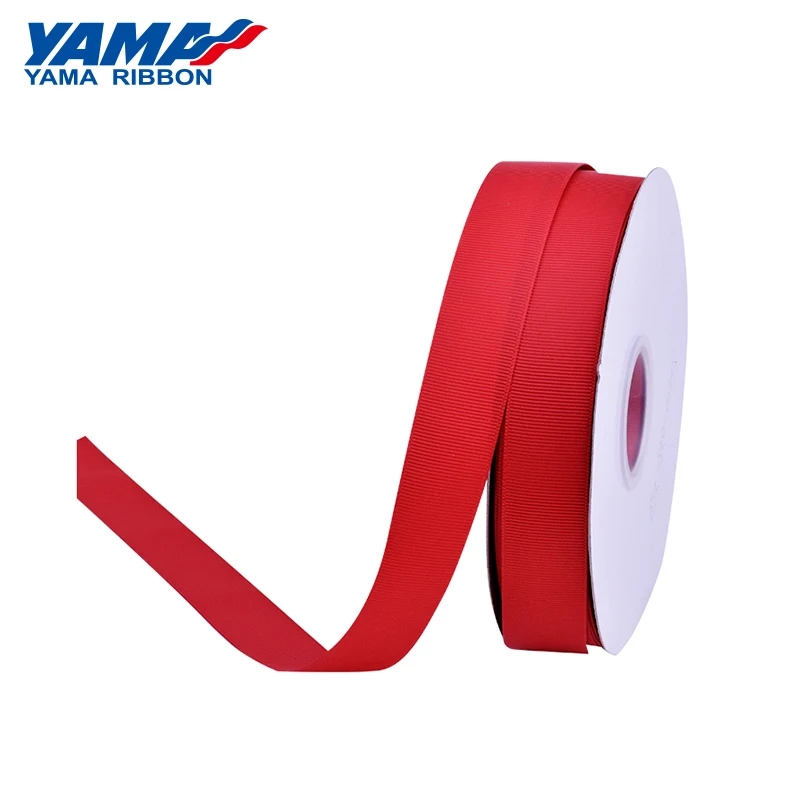 YAMA 25 28 32 38 мм 100 ярдов/партия красные розовые ленты крупнозернистая ткань