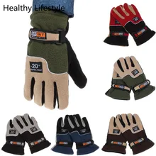 Bicycle Golves Men 2017 New Windproof Men Thermal Winter Warm Motorcycle Ski Snow Snowboard Gloves Mitten Polar Fleece Jan 20
