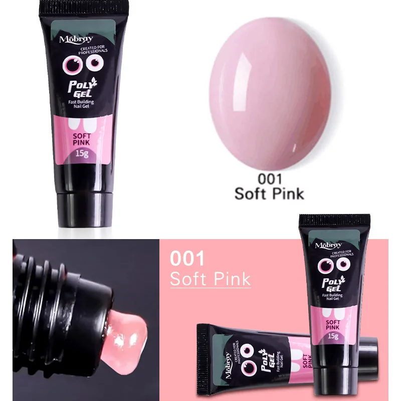 

15Ml UV Gel Poly Gel Nails Polygels Nails Builder Poligel Nails Kit Extension Acrylic Nail Art Crystal UV Resin Builder Gellak