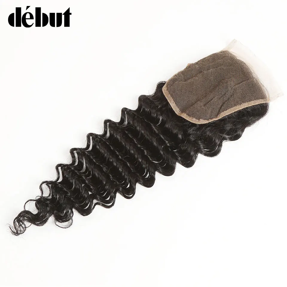 Debut Loose Deep Wave Bundles With Closure Non Remy Brazilian Human Hair Weave 3 Bundles With Closure 4x4 Lace Closure Debut Loose Deep Wave Bundles With Closure Non Remy Brazilian Human Hair Weave 3 Bundles With Closure 4x4 Lace Closure
