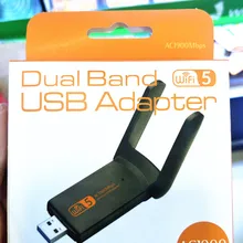 802.11ac 1900 Мбит/с двухдиапазонный 2,4/5 ГГц Wi-Fi USB адаптер AC1900