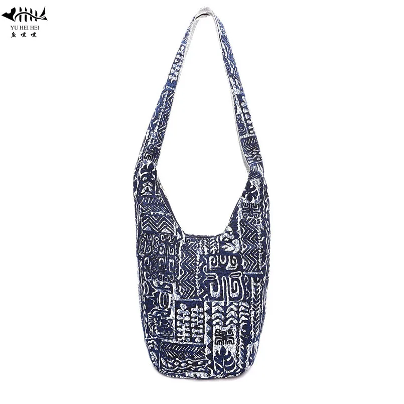 cotton sling crossbody bag