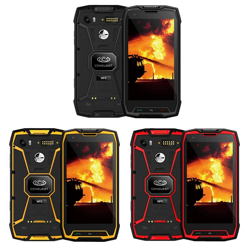 Conquest S9 водонепроницаемый смартфон с IP68 Android 7 1 5 дюймов FHD 6 ГБ Оперативная память 64