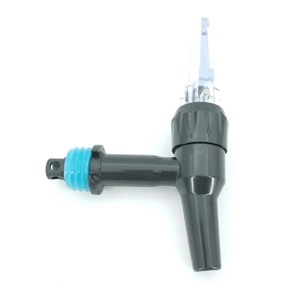 

Plastic tap for plastic barrel, black ABS faucet with square handle for plastic keg