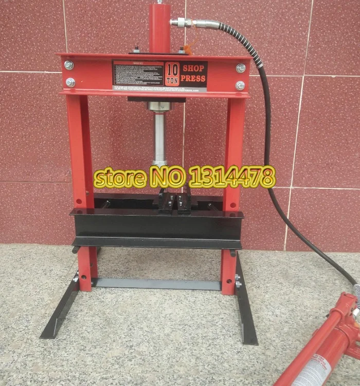 

10 Ton Press With Gague Double-column Gantry Hand, Pneumatic Table With Hydraulic Presses