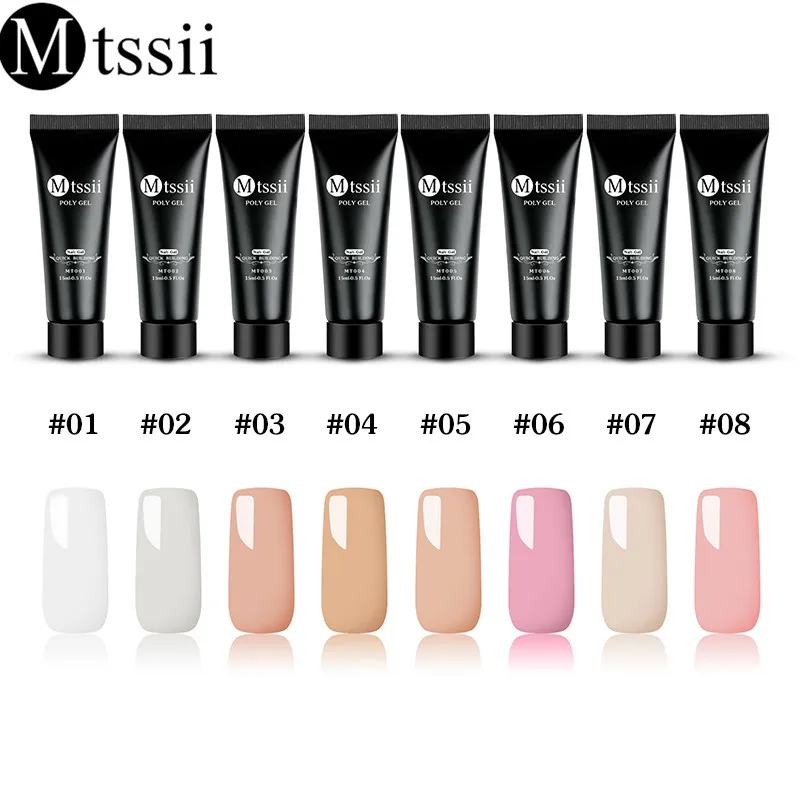 

Mtssii 15ml Uv Led Nail Gel Set Base & Top Coat Set Gel Nail Polish Soak Off Long Lasting Gel Varnish Lacquer Tips Clip Brush