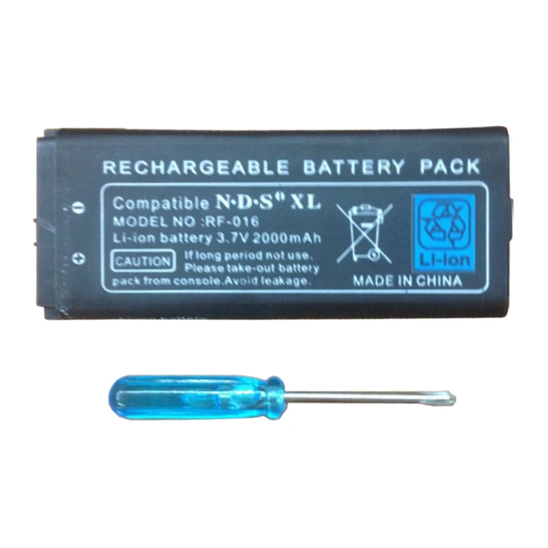 

2000mAH Rechargeable Built-in LI-ion batteries For Nintendo NDSILL NDSIXL Host battery With Tools