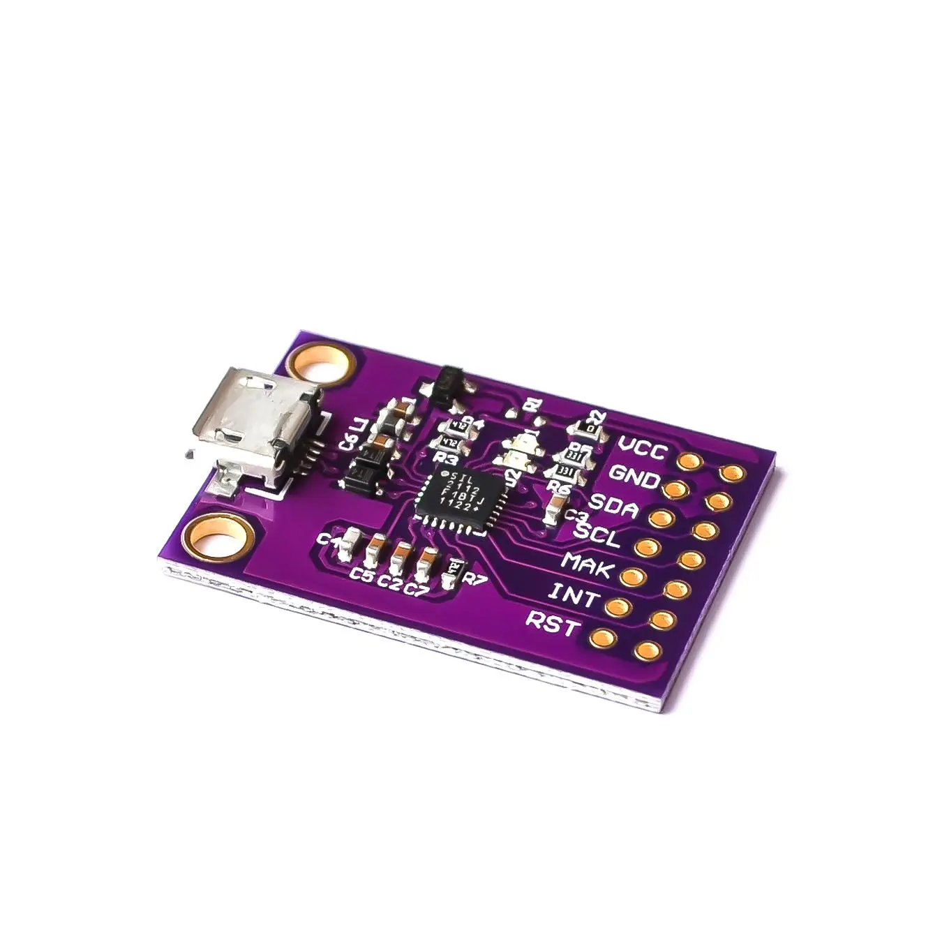 

2112 CP2112 Evaluation kit for the CCS811 Debug board USB to I2C communication