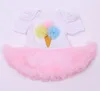 Barboteuse à glace pour bébé, Costumes d'anniversaire, cadeaux pour tout-petit bébé fille, tenue de fête pour nouveau-né, combinaison pour enfants, robe à volants, nouvelle collection ► Photo 3/3