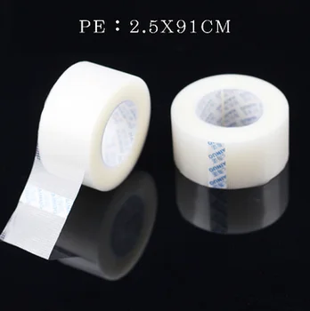 

by dhl or ems 2000pcs Eye Pads Medical PE Non-woven Tape Breathable False Eyelash Extensions Glue Under Patch Eye Lashes 2018
