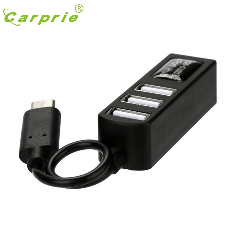 

CARPRIE MotherLander Type-C To 4-Port USB 3.0 Hub USB 3.1 Adapter For MacBook Pro(2019) Jan17
