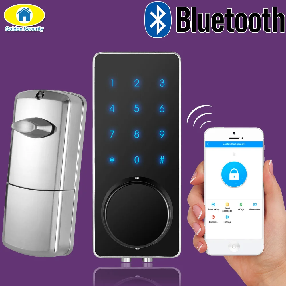 Golden Security Home Automation Bluetooth Lock Smart Touch