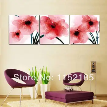 

2017 Direct Selling New Unframed Canvas Prints Blossom Painting On Wall Sunflower Cuadros Decoracion Pictures For Living Room