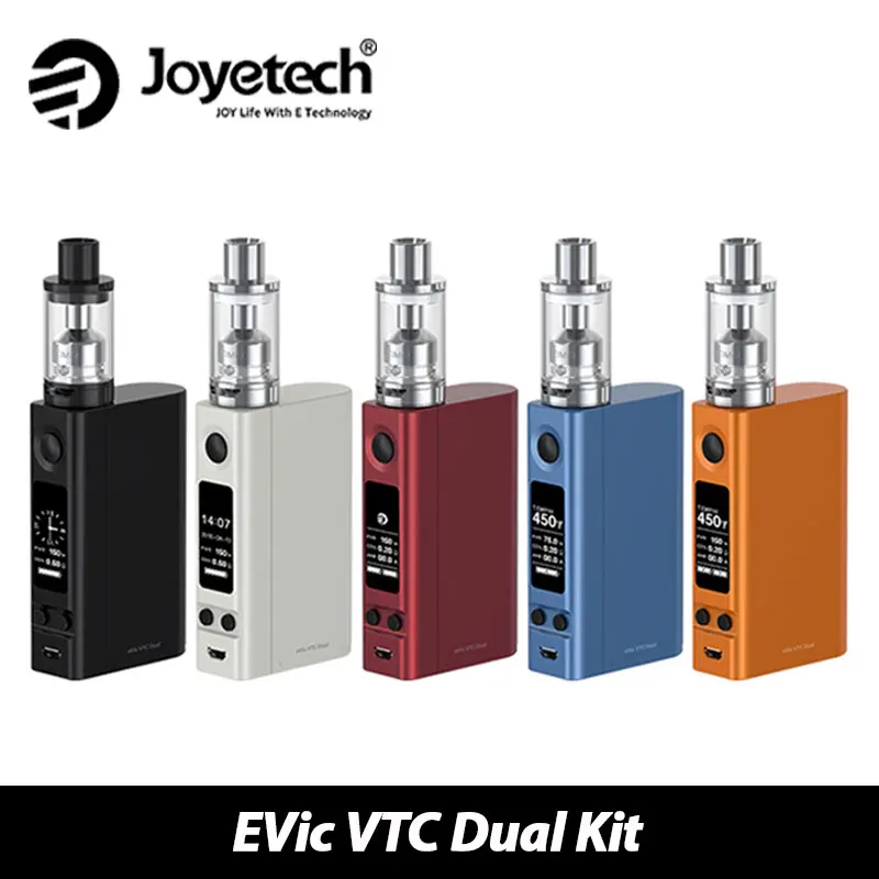 Original Joyetech eVic VTC Dual with ULTIMO Start Kit 75W 150W eVic VTC Dual Mod & 4ml ULTIMO Atomizer Tank Vape without Battery цена Original Joyetech eVic VTC Dual with ULTIMO Start Kit 75W 150W eVic VTC Dual Mod & 4ml ULTIMO Atomizer Tank Vape without Battery цены онлайн