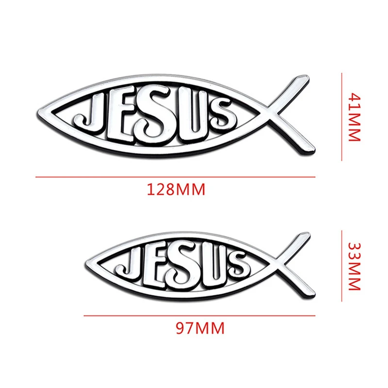 Jesus 車のステッカー 車のエンブレム 3dステッカー ロゴ バッジ カマノミ 単語付き Car Stickers Aliexpress