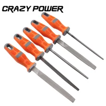 CRAZY POWER 5Pcs Set Durable Woodworking DIY File Set CarvingFiles Set Metal Filing Needle File Wood