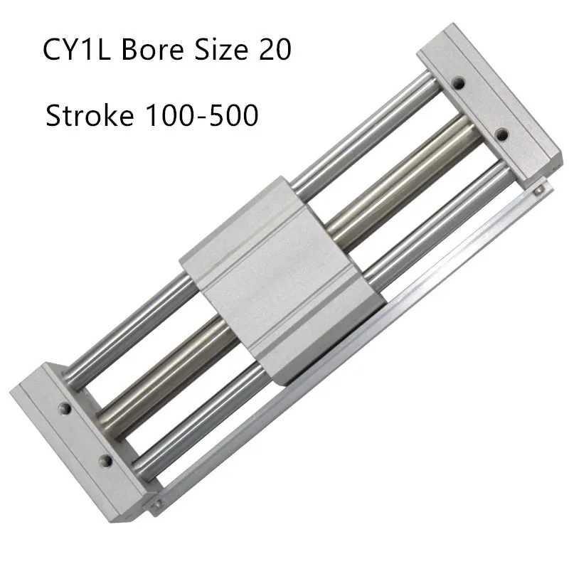 

CY1L CY1L20 RMTL Magnetically Coupled Rodless SMC Air Cylinder CY1L20-100 CY1L20-200 CY1L20-300 CY1L20-400 CY1L20-500