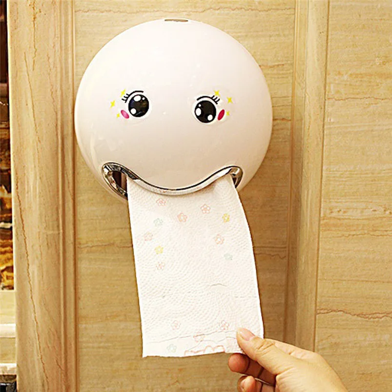 

Ball Shaped Cute Bathroom Toilet Waterproof Toilet Paper Box Roll #D17