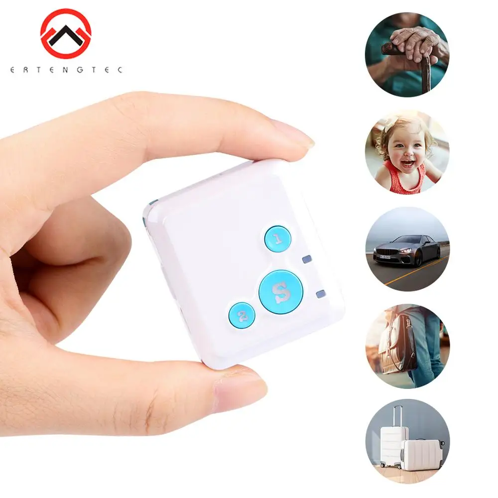 

Mini GPS Two Way Talk Realtime GPS Tracker Children Tracking SOS Alarm Geo-fence Car Tracker Kids Voice Monitor 12 Days Standby