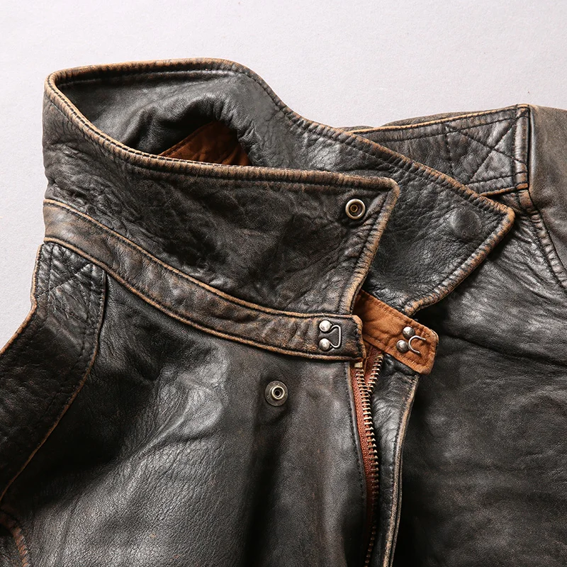 Blog Read Description! Asian size air force flight A1 pilot sheep leather jacket high quality genuine sheep leather A1 jacket M6070