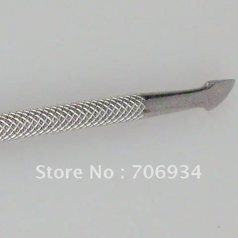 10 шт./Лот трость для кутикулы из нержавеющей стали|cuticle pusher|nail spoonpusher cuticle |
