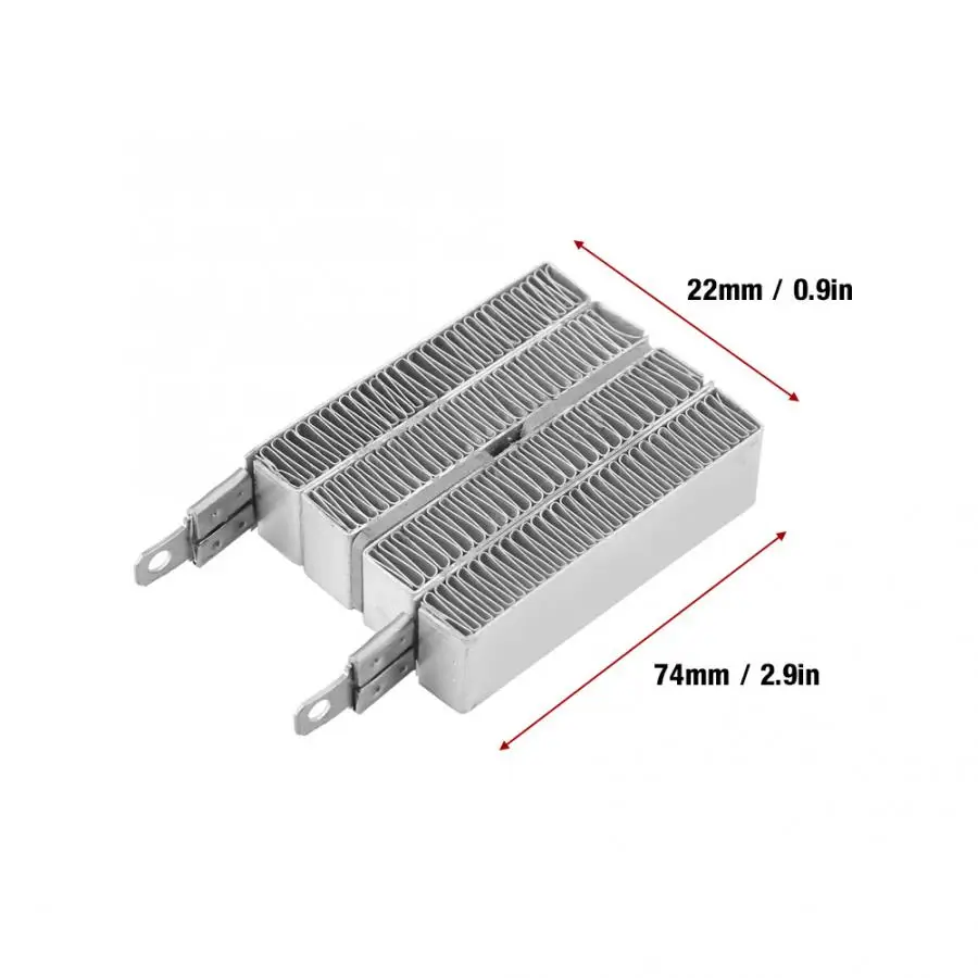 Gereedschap fgdeyuhju 12 V/24 V Алюминиевый Корпус постоянного Температура PTC пульсация нагревательный элемент термисторы подогреватель для деревообработки