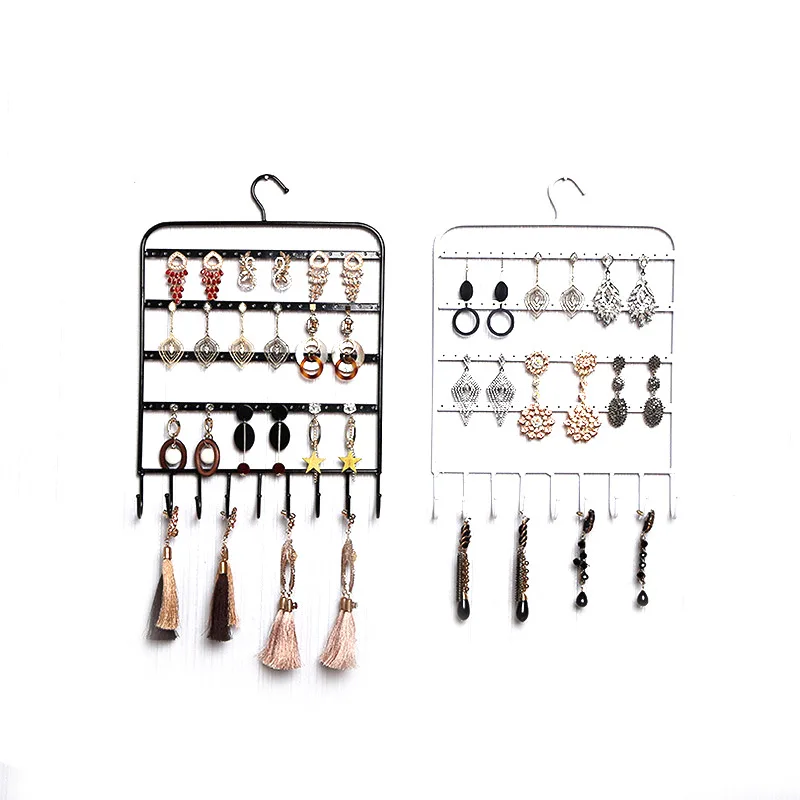 

Jewelry Earring Necklace Hanger Holder Storage Organizer Packaging Display Jewelry Rack Hooks Wall Mount Hat Key Hook Storage