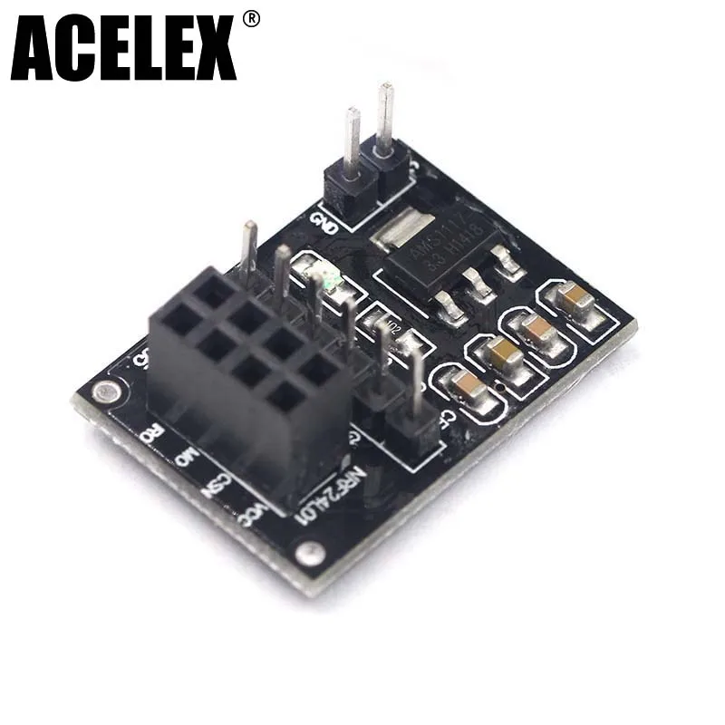 

5Pcs New Socket Adapter plate Board for 8Pin NRF24L01 Wireless Transceive module 51