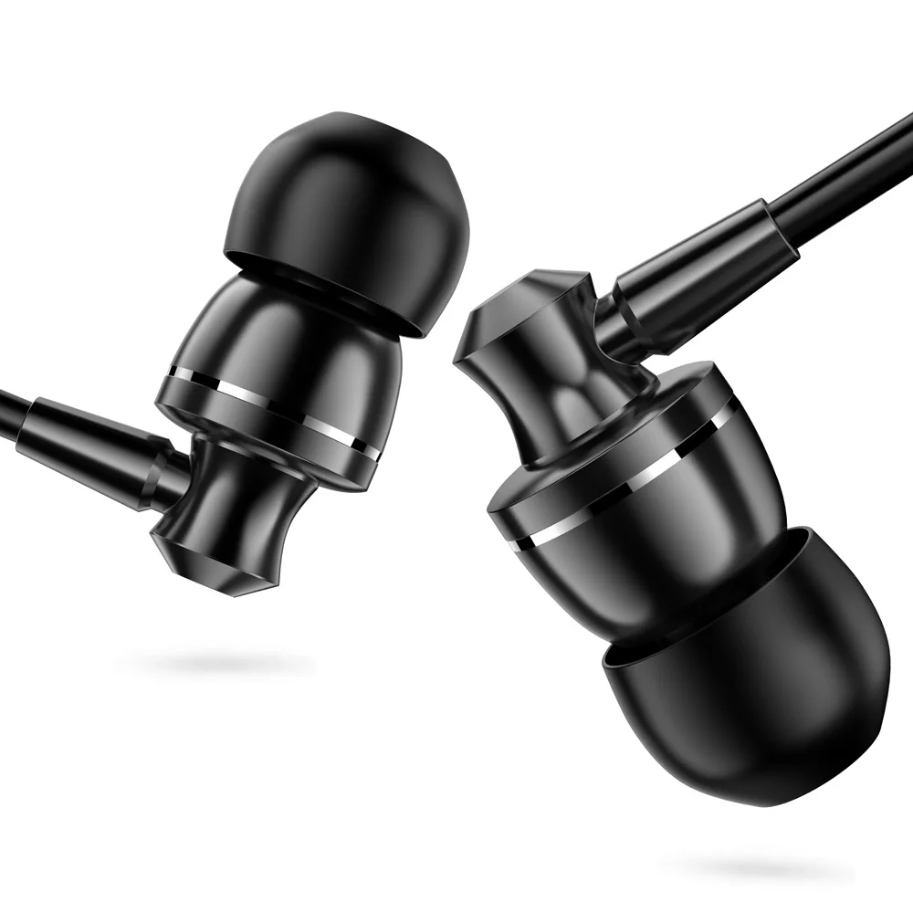 

Brand Metal Earphone Hifi Headset with Microphone Stereo Earbuds for Mobile Phone Samsung Xiaomi fone de ouvido