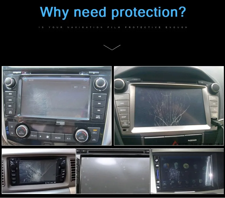 7 дюймов Автомобильный стиль gps Навигация экран сталь Закаленное стекло Защитная пленка наклейка для Kia Sportage 4 QL