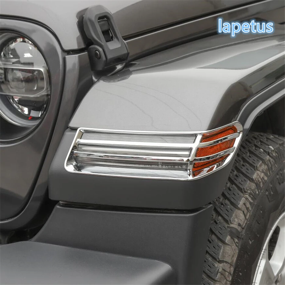 Red Accessories ABS Front Air Inlet Vent Cover Trim for Jeep Wrangler JL 2018