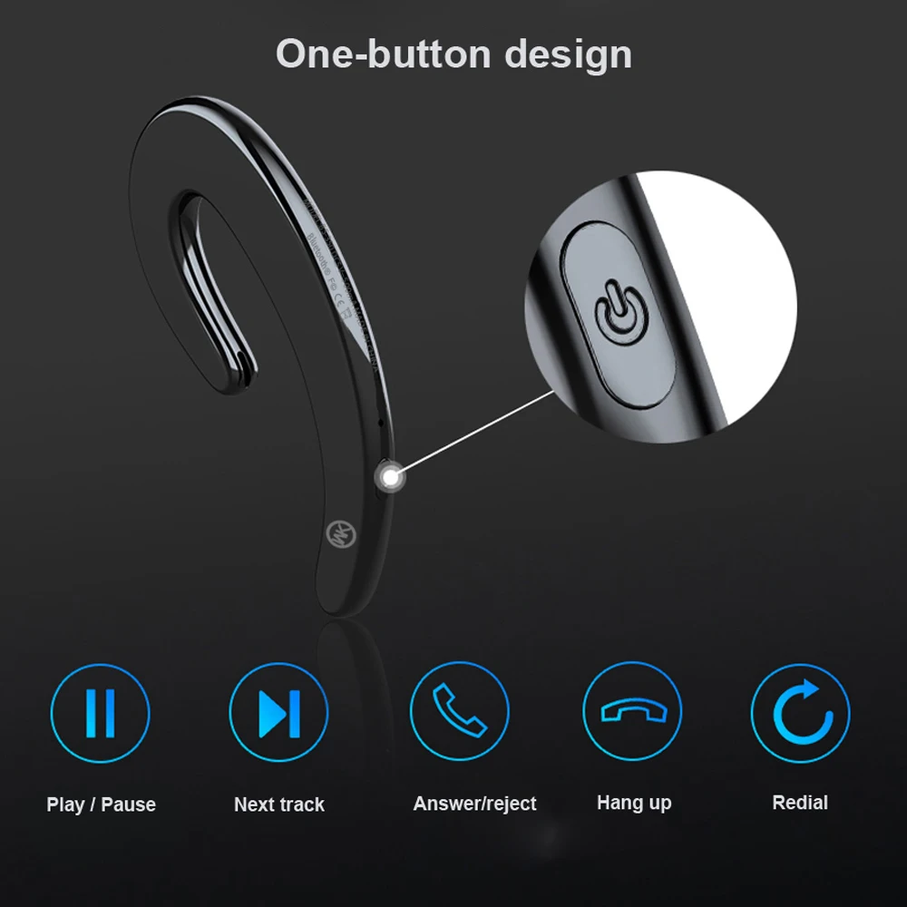 WK мини беспроводные Bluetooth наушники, наушники с микрофоном, гарнитура для iPhone, Xiaomi, наушники Fone De Ouvido