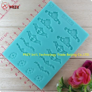 

Mold Fondant Cake Decoration Mold (si203) Food Grade Material Chocolate Silicon New Style 16pattern Moulds Silicone Rubber PRZY
