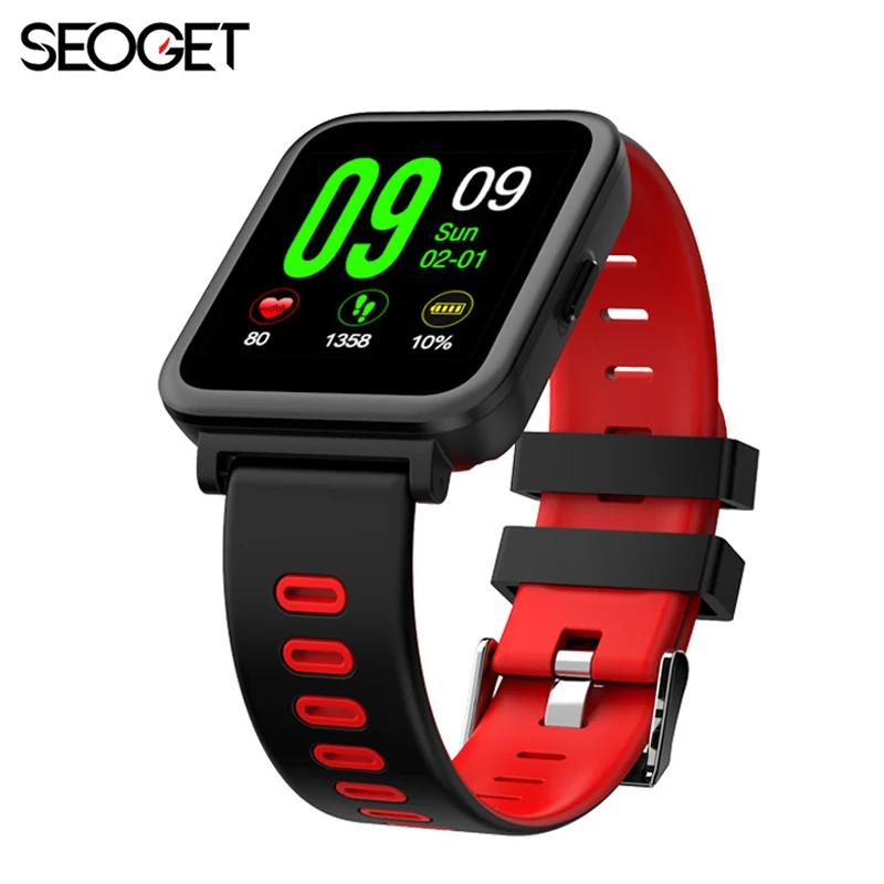 

1.54'' LCD Bluetooth Heart Rate smart wristband Message push fitness tracker smart bracelet for Android IOS Smart Watch