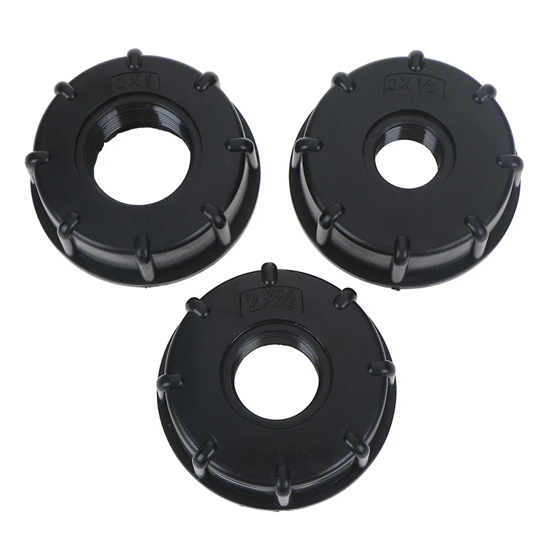 2 styels IBC Tank Adapter Tap Connector Replacement Valve Fitting For Garden Water Connectors 1/2 Inch 3/4 Inch 1 Inch Thread