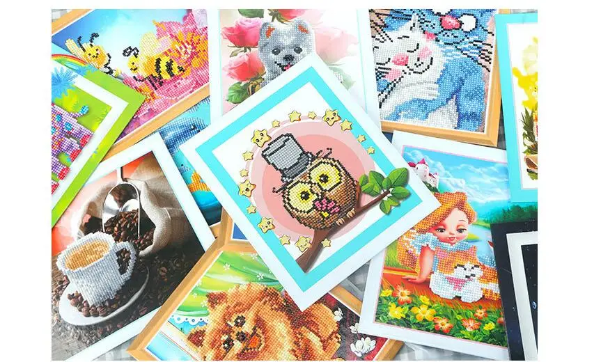 

TOUOILP paper card diamond painting