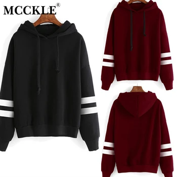 

Spring Striped Hooded Women's Sweatshirt Long Sleeve Hoodies Plus Size 5XL Black White Womens Hoody Pullover 2020 Sweatshirts