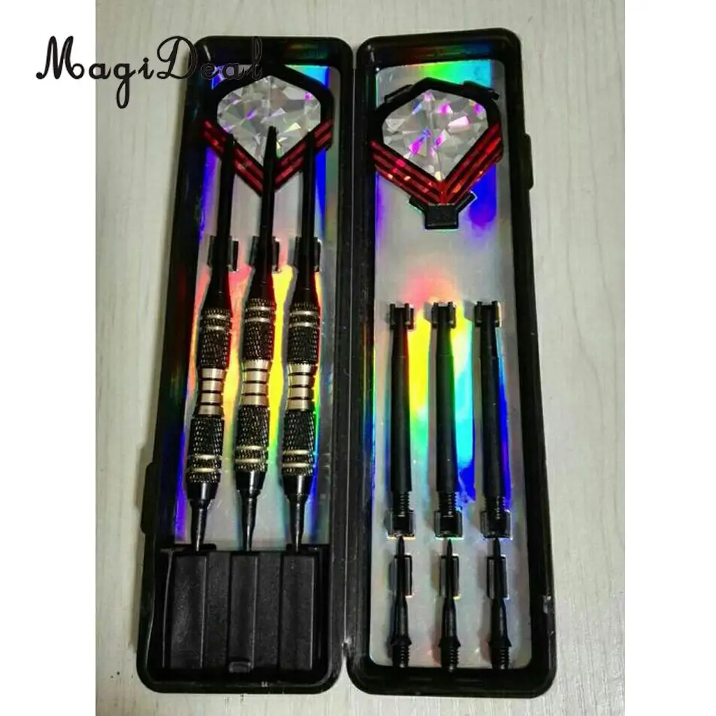 MagiDeal  Durable Darts Box - Dart Accessories Shafts Carry Case with Point Protector/Dart Holder 