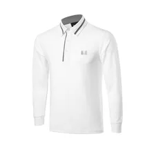 2016 NEW Autumn and winter golf clothes men’s clothing long-sleeve T-shirt male golf jersey polo shirt quick-drying color block
