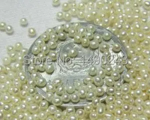 

2-3mm AAA Round Half Drilled Freshwater Natural Loose Seed Pearl