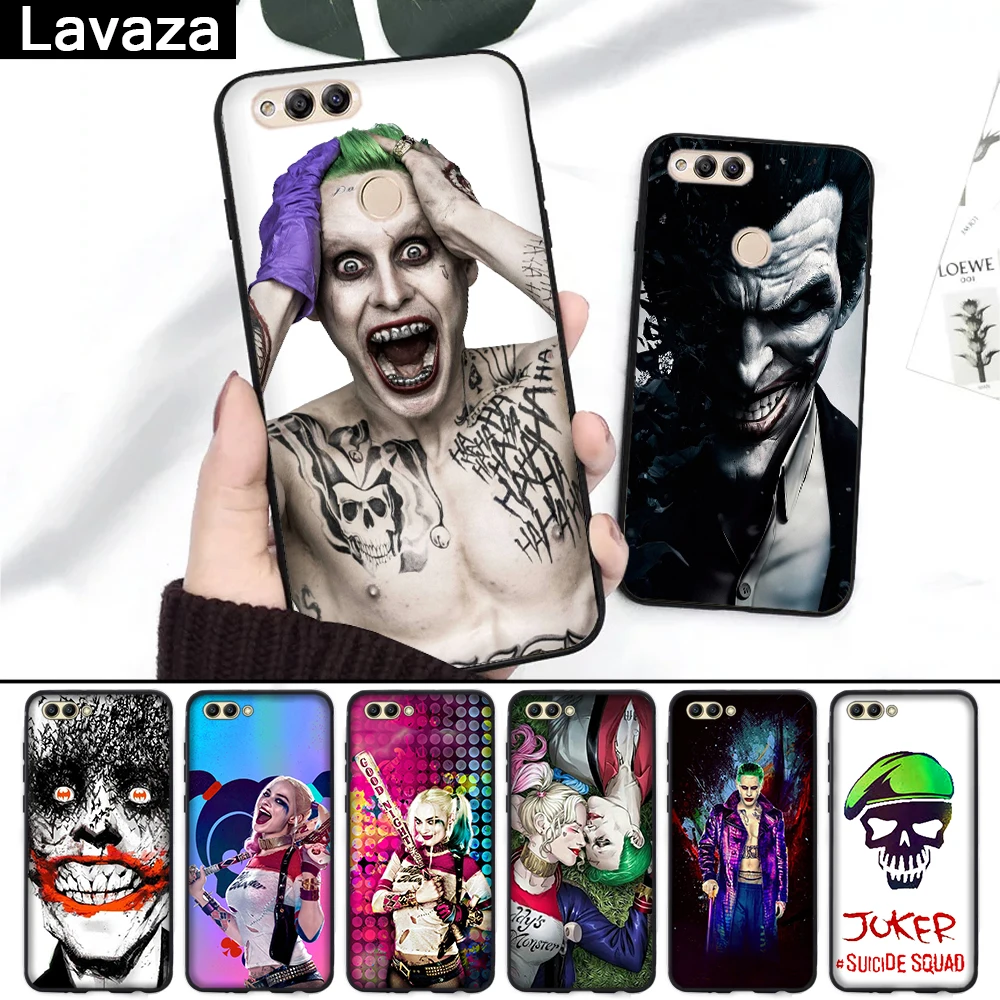 

Lavaza 20FF Suicide Squad Joker Harley Quinn Silicone Case for Huawei Honor 6A 7A 3GB Pro 7X 8 Lite 8X 8C 9 Note 10