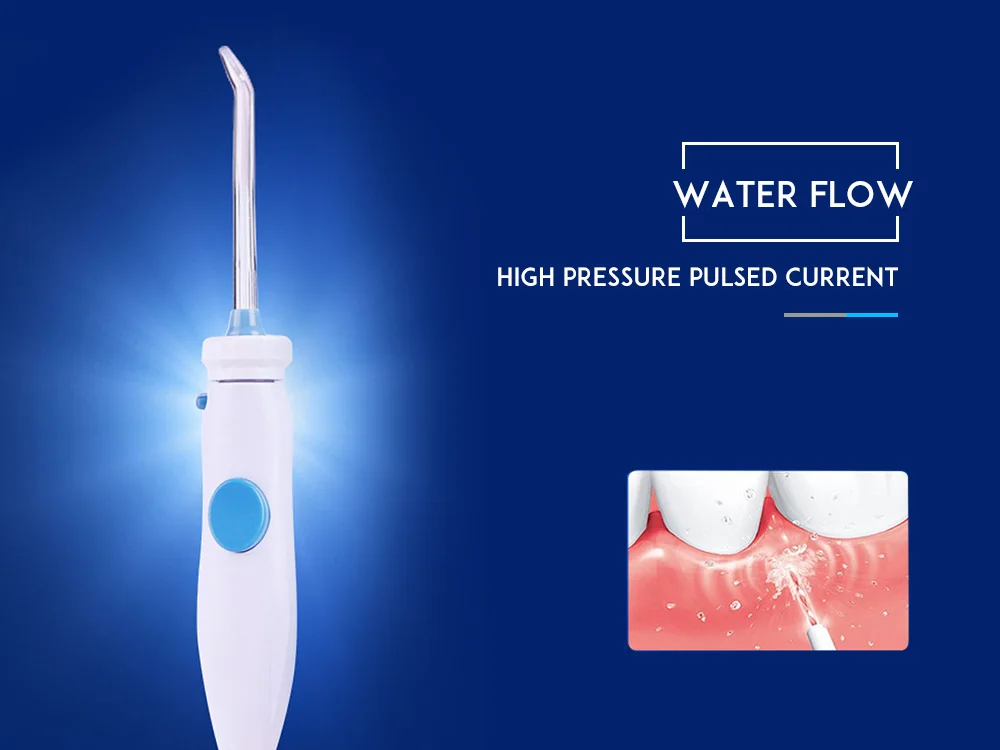 Профессиональный Мощный ирригатор для полости рта Gustala, зубная нить, водный ирригатор, струйный уход за зубами, 7 наконечников, семейный набор, Ирригатор
