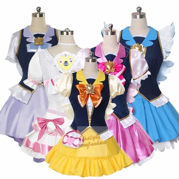

HappinessCharge PreCure! Pretty Cure! Honey Fortune Group of Characters Anime Cosplay Costume,Customized Accepted