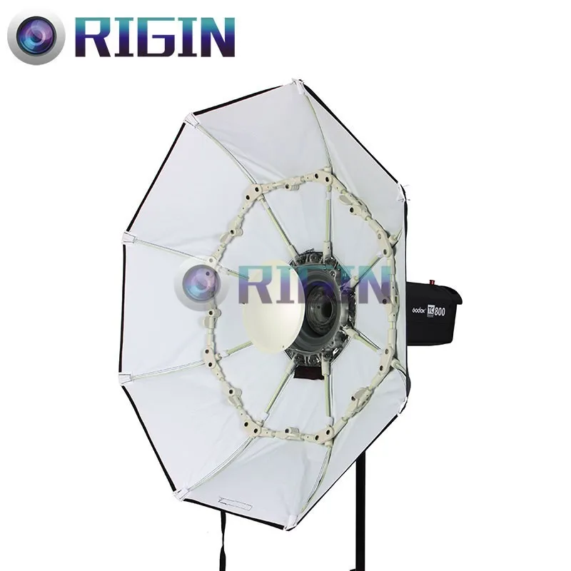 Origin-Foldable Beauty Dish and Octagonal Softbox 2 in 1 White 100cm (9)