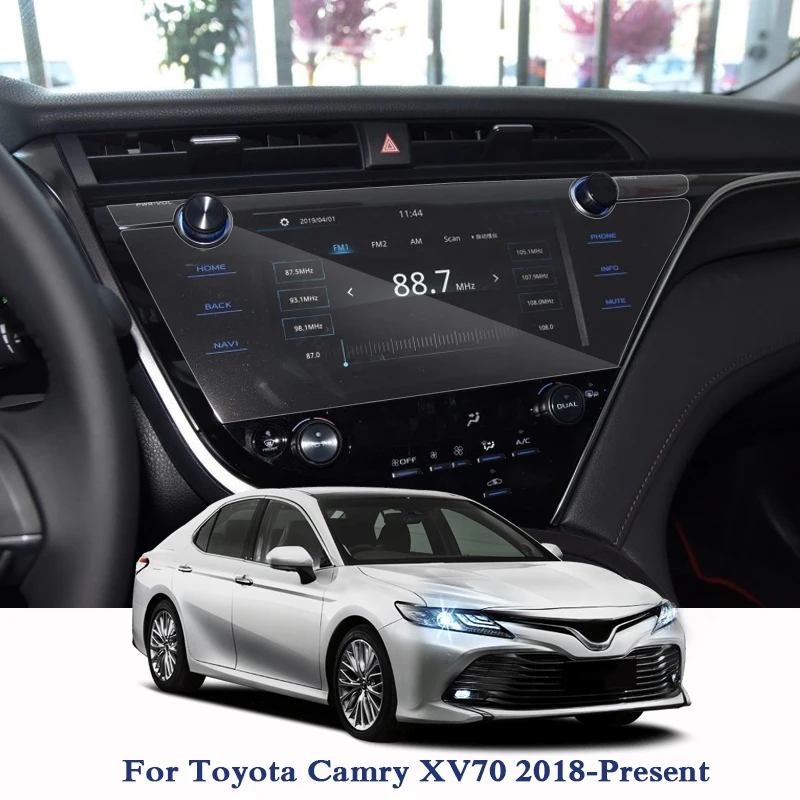 Для Toyota Camry XV70 2018 Настоящее стекло для экрана GPS навигации защитная пленка
