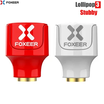 

2pcs/Box Foxeer Lollipop 3 Stubby Antenna 5.8G 2.3Dbi RHCP LHCP 22.7mm 4.8g FPV SMA Micro Mushroom Receiver Antenna for Rc Drone